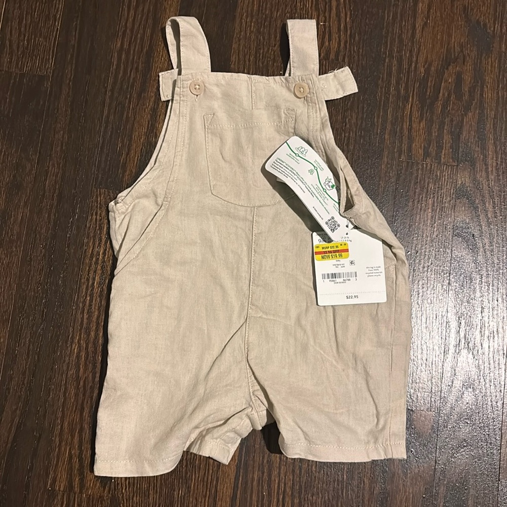 Little planet linen overall short one piece